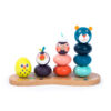 Moulin Roty - Montessori toronyépítő játék - Dzsungel - Image 2