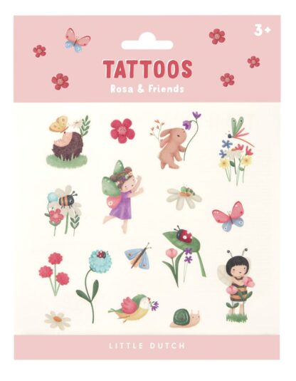 Little Dutch tetováló matricák – Rosa és barátai