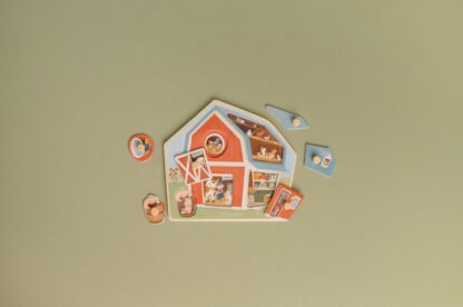 Little Dutch fa formabeillesztő puzzle - Little Farm - Image 2