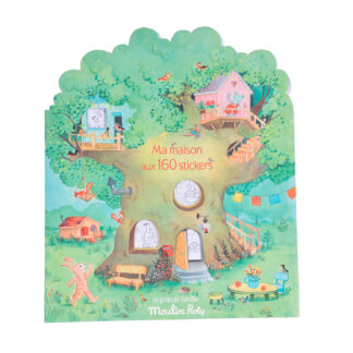 Moulin Roty - A Nagy család	- Matricázó és szinező album - Az én házam - 20 oldalas