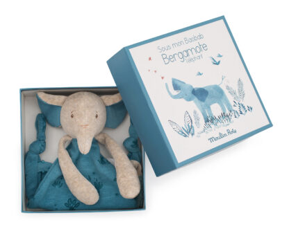 Moulin Roty - A majomkenyérfa alatt - szundikendő díszdobozban - elefánt - Image 4