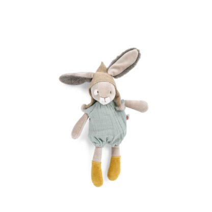 Moulin Roty - A három kisnyuszi - Plüss kis nyuszi - zöld  (31 cm) - Image 2