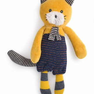 Moulin Roty - Macskabajusz - Lulu cica plüss játék (18cm)