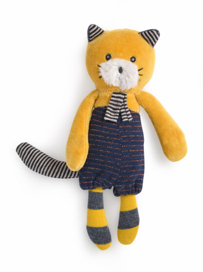 Moulin Roty - Macskabajusz - Lulu cica plüss játék (18cm)