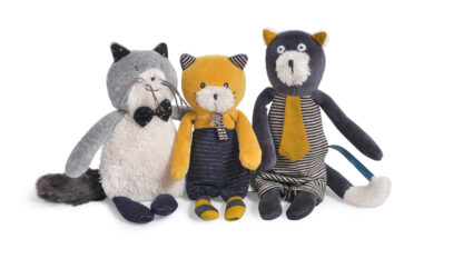 Moulin Roty - Macskabajusz - Lulu cica plüss játék (18cm) - Image 2