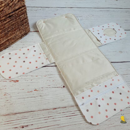 Pelenkázóalátétes pelenkatartó - Polka Dots - Image 4