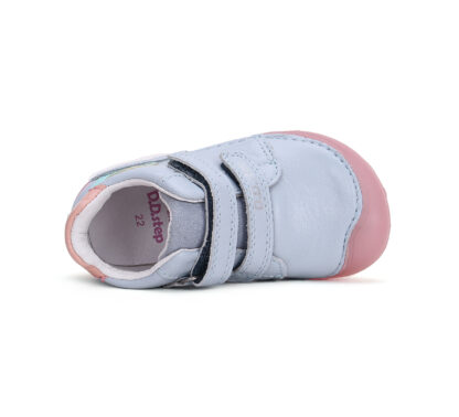 DD Step - Kislány vízlepergetős barefoot bokacipő - kék, cicás, 20, 23, 26, 30 - Image 5
