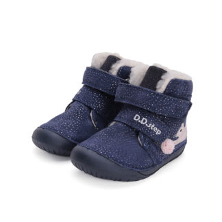 DD Step - Kislány bélelt barefoot cipő - cicás 20, 25