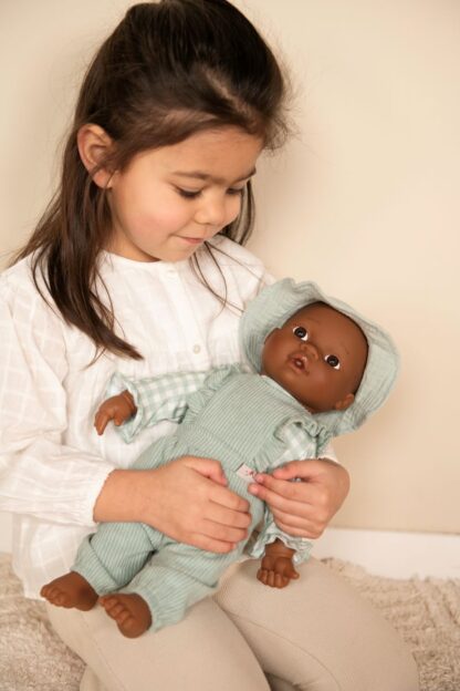 Little Dutch játékbaba ruha - Green Check - Image 3
