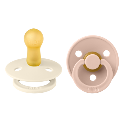 BIBS Colour 2 db-os cumi szett - Krémfehér/Púderrózsaszín - 3-as méret (18-36 hó)