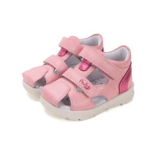 Ponte20 - Kislány szandál - zárt orrú - Daisy Pink, 22, 23, 25, 26
