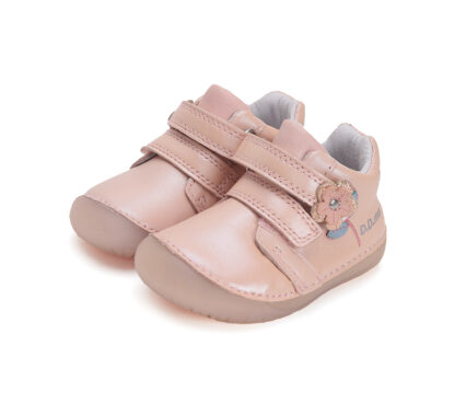 DD Step - Kislány barefoot bokacipő - virágos, 21, 23, 24, 25