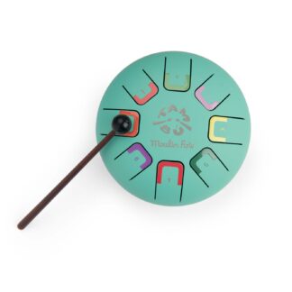 Moulin Roty - Dzsungel - Játékhangszer - Nyelves dob, handpan - kicsi, 15cm