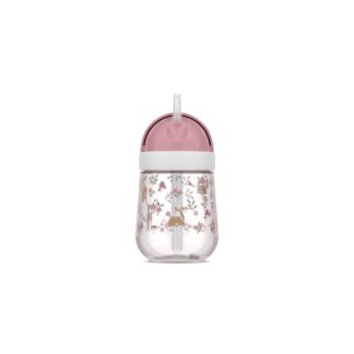 Little Dutch szívószálas pohár 300 ml - Fairy Garden