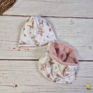 Gyerek téli sapi - Sál - Balerina nyuszi