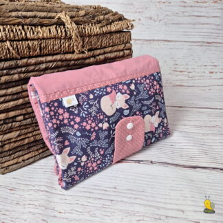 Maxi pelenkázó neszesszer - Kék alvó róka - mályva