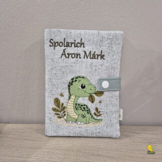 Kiskönyv borító - Simple Grey - Dino
